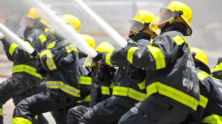 African firefighters