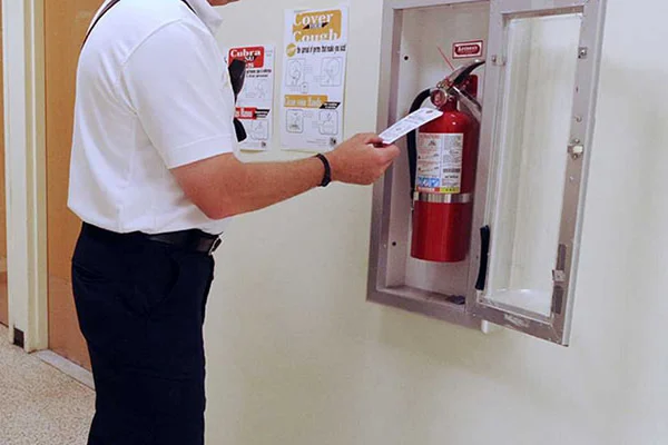 Annual fire inspection in Kenya