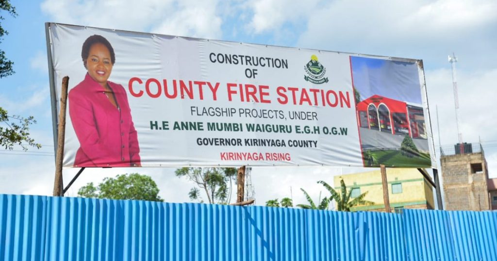 Fire station conditions in Kenya
