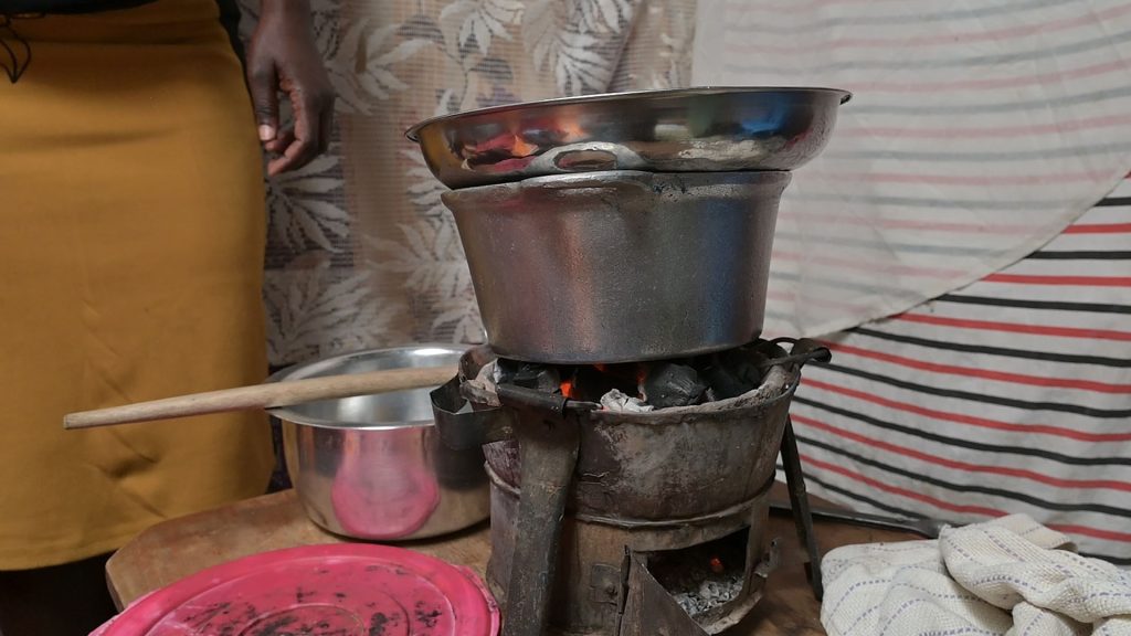 Charcoal cooking safety