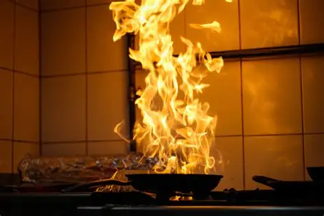 Kitchen Fire Hazards