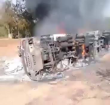 Eldoret tanker fire