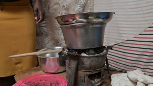 Charcoal cooking safety